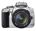 【中古】Canon デジタル一眼レフカメラ EOS Kiss デジタル X レンズキット シルバー KISSDXS-LKIT