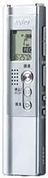 【中古】SANYO デジタルボイスレコーダー 「DIPLY TALK」 (シルバー・512MB) ICR-B181M(S)