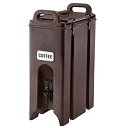 【中古】(未使用・未開封品)CAMBRO(キャンブロ) ドリンクディスペンサー ダークブラウン 500LCD ポリエチレン アメリカ FDL346C サイズ:230x420xH620mm 18L ポリエチレン(4)