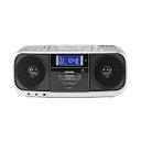 【中古】【非常に良い】TOSHIBA CDラジオカセットレコーダー CUTEBEAT シルバー TY-CDK5(S)(2)