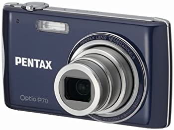 【中古】PENTAX OPTIO (オプティオ) P70 ダークブルー 1200万画素 光学4倍ズーム OPTIOP70DB