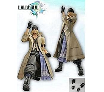 【中古】ファイナルファンタジーXIIIスノウ ドゥビリエはプレイアーツ改20cmのアクションフィギュアを再生 Final Fantasy XIII Snow Villiers Play Art