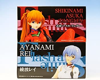 【中古】(未使用・未開封品)ヱヴァンゲリヲン新劇場版 エクストラフィギュア Flash a Smile エヴァンゲリオン アニメ プライズ セガ（全2種フルセット）