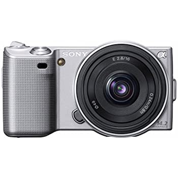 【中古】【非常に良い】ソニー SONY デジタル一眼α NEX-5 薄型広角レンズキット シルバー NEX-5A/S