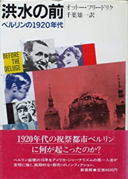 洪水の前—ベルリンの1920年代