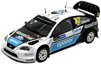 【中古】イクソ 1/43 フォード・フォーカス RS 07 WRC 08 ラリー・フィンランド ♯20 M.Rantane 完成品