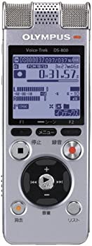 【中古】【非常に良い】OLYMPUS ICレコーダー Voice-Trek 4GB 単4電池2本使用 microSD SLV シルバー DS-800