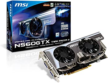 【中古】MSI グラフィックボード GTX560 搭載 冷却装置「Twin Frozr II」 N560GTX Twin Frozr II OC