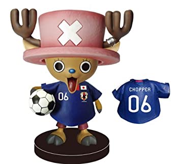 【中古】ボビングヘッド ONE PIECE シリーズ トニートニー チョッパー サッカー日本代表チームVer