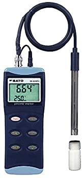 【中古】佐藤計量器(SATO) ハンディ型pH計 (標準センサ PHP31付き) SK-620PH