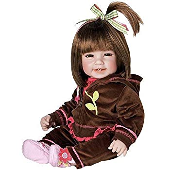 yÁz(gpEJi)[Ah]Adora Toddler Cuddly & Weighted 20Play Doll Workout Chic Removable Hoodie Jacket and Fabric Shoes Brown Hair/Brown Eyes Ages 6+