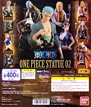 【中古】(未使用・未開封品)ガシャポン ワンピース ONE PIECE STATUE 02 (ゾロ/ロビン)ノーマルver.入り5種セットA