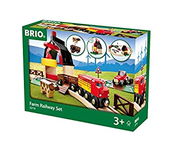 【中古】BRIO (ブリオ) WORLD ファームレールセット [ 木製レール おもちゃ ] 33719【メーカー名】ブリオジャパン【メーカー型番】33719【ブランド名】BRIO【商品説明】BRIO (ブリオ) WORLD ファームレールセット [ 木製レール おもちゃ ] 33719当店では初期不良に限り、商品到着から7日間は返品を 受付けております。他モールとの併売品の為、完売の際はご連絡致しますのでご了承ください。中古品の商品タイトルに「限定」「初回」「保証」などの表記がありましても、特典・付属品・保証等は付いておりません。品名に【import】【輸入】【北米】【海外】等の国内商品でないと把握できる表記商品について国内のDVDプレイヤー、ゲーム機で稼働しない場合がございます。予めご了承の上、購入ください。掲載と付属品が異なる場合は確認のご連絡をさせていただきます。ご注文からお届けまで1、ご注文⇒ご注文は24時間受け付けております。2、注文確認⇒ご注文後、当店から注文確認メールを送信します。3、お届けまで3〜10営業日程度とお考えください。4、入金確認⇒前払い決済をご選択の場合、ご入金確認後、配送手配を致します。5、出荷⇒配送準備が整い次第、出荷致します。配送業者、追跡番号等の詳細をメール送信致します。6、到着⇒出荷後、1〜3日後に商品が到着します。　※離島、北海道、九州、沖縄は遅れる場合がございます。予めご了承下さい。お電話でのお問合せは少人数で運営の為受け付けておりませんので、メールにてお問合せお願い致します。営業時間　月〜金　11:00〜17:00お客様都合によるご注文後のキャンセル・返品はお受けしておりませんのでご了承ください。