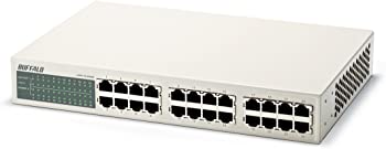 【中古】BUFFALO 10/100Mbps対応 金属筺体 電源内蔵 24ポート ホワイト スイッチングハブ LSW3-TX-24NSR 【中古】BUFFALO 10/100Mbps対応 金属筺体 電源内蔵 24ポート ホワイト スイッチングハブ LSW3-TX-24NSR