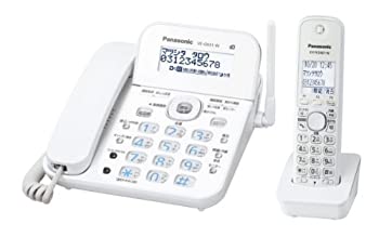 【中古】パナソニック RU RU RU デジタルコードレス電話機 子機1台付き 1.9GHz DECT準拠方式 ホワイト VE-GD31DL-W