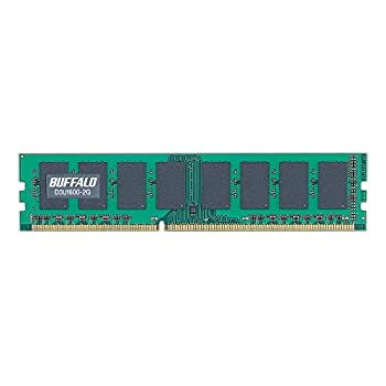 Notebook （Macintosh） - 【中古】BUFFALO PC3-12800対応 240Pin DDR3 SDRAM DIMM 2GB D3U1600-2G
