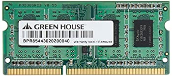 【中古】(未使用 未開封品)グリーンハウス ノート用 PC3-12800 204pin DDR3 SDRAM SO-DIMM 2GB(2Gbit) GH-DWT1600-2GB