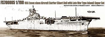 【中古】1/700 米海軍エセックス級空母（短船体）スーパーセット