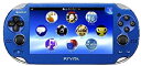 【中古】PlayStationVita 3G/Wi-Fiモデル サファイア・ブルー 限定版 (PCH-1100 AB04) 1