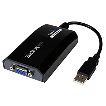 【中古】(未使用・未開封品)StarTech.com USB - VGA変換アダプタ USB接続外付けグラフィックアダプタ MAC対応 1920x1200 USB2VGAPRO2