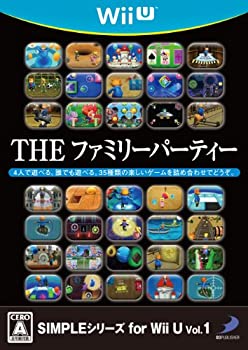 【中古】SIMPLEシリーズ for Wii U Vol.1 THE ファミリーパーティー 【中古】SIMPLEシリーズ for Wii U Vol.1 THE ファミリーパーティー
