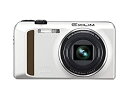 【中古】CASIO EXILIM デジタルカメラ ハイスピード 1610万画素 広角24mm 光学12.5倍ズーム ホワイト EX-ZR400WE(2)