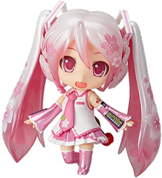 【中古】ねんどろいど 桜ミク 100 mm (ノンスケール) ABS PVC製 塗装済み 可動フィギュア