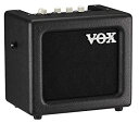 【中古】VOX ギター用 モデリングアンプ MINI3-G2 BK ブラック 自宅練習 ストリートに最適 持ち運び 電池駆動 マイク入力 MP3接続 ヘッドフォン使用可 3W