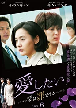 【中古】愛したい ~愛は罪ですか~ DVD-BOX6 イ・ウンギョン (出演), キム・ビョンセ (出演)