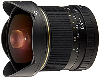 【中古】【非常に良い】Opteka アプテカ 6.5mm f/3.5 HD 取り外しフード付き非球面魚眼レンズ for NIKON デジタル一眼レフカメラ 【国内正規品】