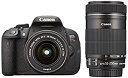 【中古】Canon デジタル一眼レフカメラ EOS Kiss X7i ダブルズームキット EF-S18-55 IS STM/EF-S55-250 IS STM付...