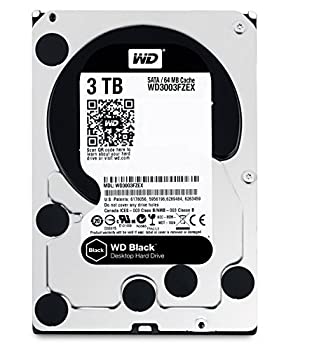 【中古】【非常に良い】WD HDD 内蔵ハードディスク 3.5インチ 3TB WD Black WD3003FZEX SATA3.0 7200rpm 64MB