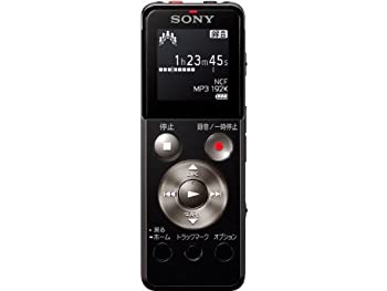 【中古】SONY ステレオICレコーダー FMチューナー付 8GB ブラック ICD-UX544F/B