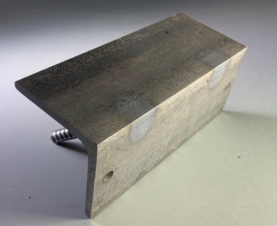 埋込金物（釘穴あり）　L6×65×65　150mm　ECP・ALCの埋め込み金物