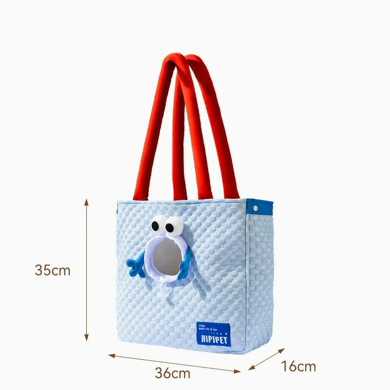 ペットキャリーバッグ ペットトートバッグ 小型犬用 猫用 ショルダーバッグ お出か...