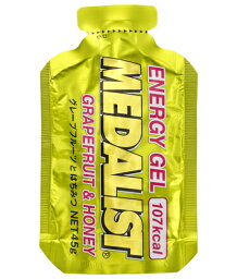 【MEDALIST/メダリスト】 ENERGY GEL Grapefruit & Honey Flavor (107kcal) / エナジージェル グレープフルーツ果実＋はちみつ 【P25Apr15】