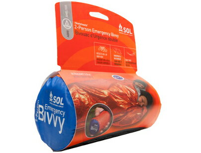 【SOL/サバイブアウトドアロンガー】 Heat Sheet SOL EMERGENCY BIVVY 2 PEOPLE / ヒートシート　エマージェンシーヴィヴィ 二人用