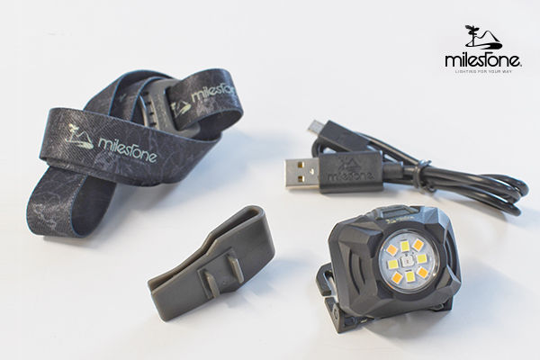 milestone USB充電式 マルチファンクションモデル 400 ヘッドライト (ミッドナイトブラック)通販格安セール情報 楽天 通販