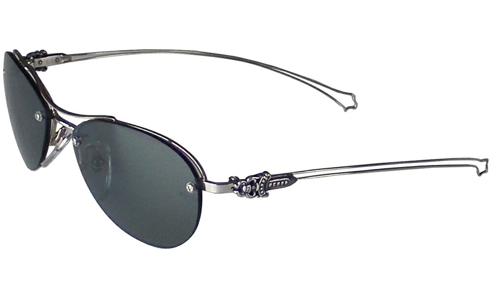 CHROME HEARTS DRAG PIPE IV ANTIQUE SILVER 53-35-119 クロムハーツ　サングラス 2021 Eyewear Glasses