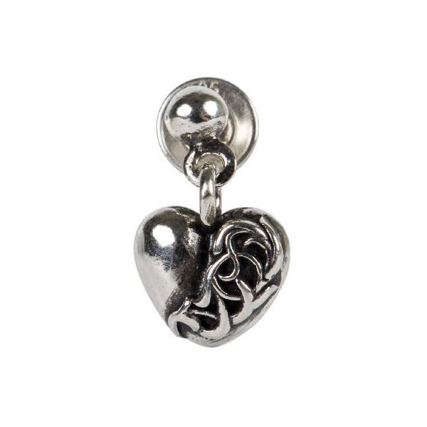 CHROME HEARTS DROP HEART EARRING クロムハーツ　ハート　ピアス