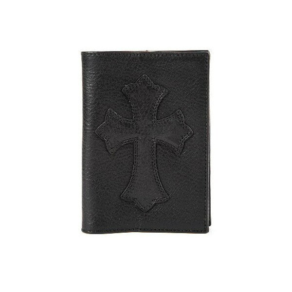 CHROME HEARTS LEATHER PASSPORT COVER CROSS PATCH クロムハーツ　レザーパスポートカバー　 クロスパッチ