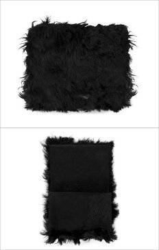 CHROME HEARTS ALPACA SHEARLING FLAP クロムハーツ　ALPACA SHEARLING FLAP クラッチバッグ　TINY CH　クロス　セメタリークロス