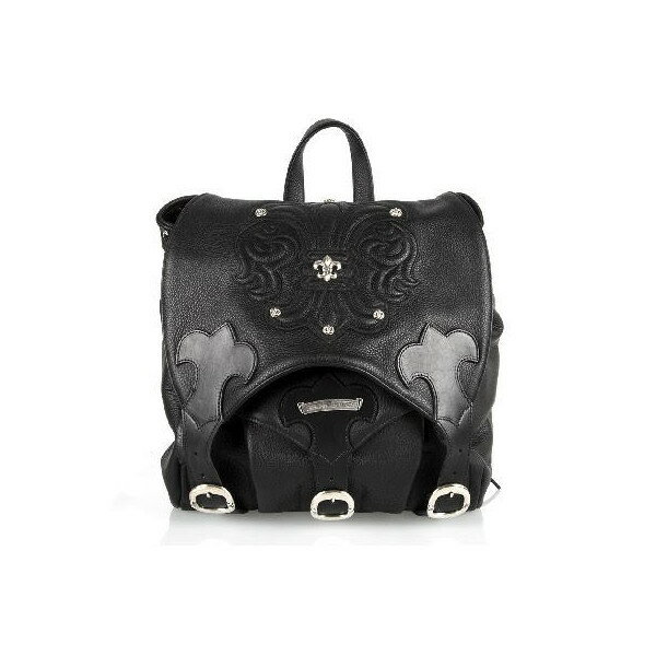 CHROME HEARTS LEATHER BACKPACK SMALL BS FLEUR クロムハーツ　レザー　バックパック　BSフレア　スモールサイズ