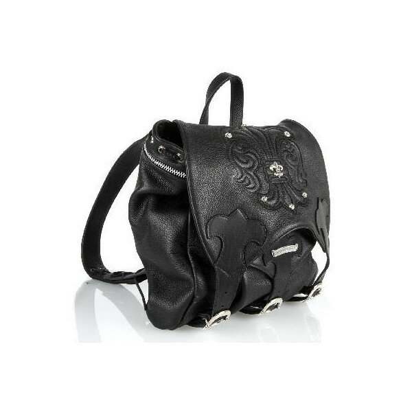 CHROME HEARTS LEATHER BACKPACK SMALL BS FLEUR クロムハーツ　レザー　バックパック　BSフレア　スモールサイズ