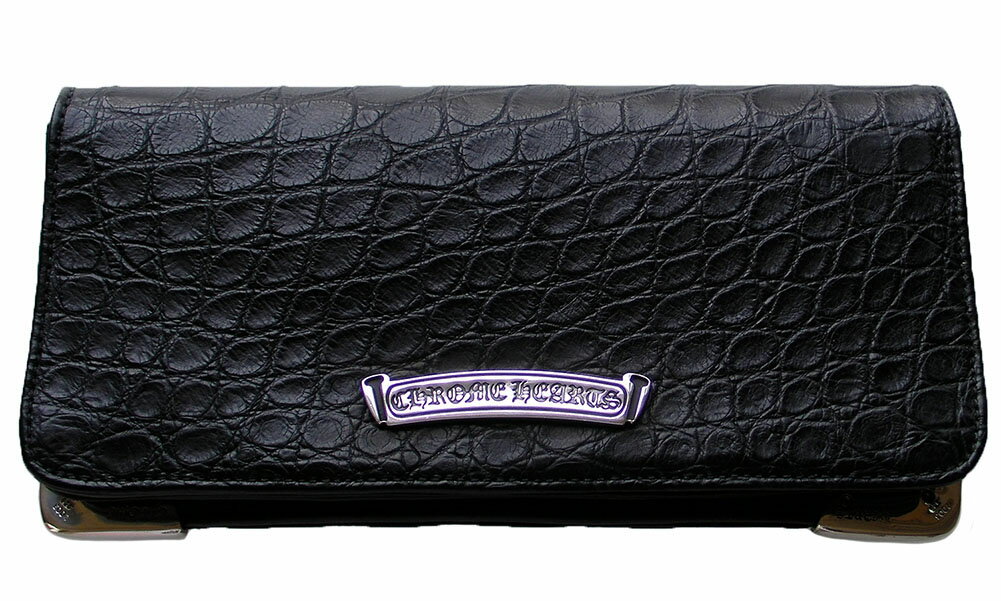 CHROME HEARTS SHINY ALLIGATOR LONG SINGLE FOLD WALLET クロムハーツ　SHINY ALLIGATOR ロング　シングルフォールド　ウォレット