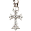 CHROME HEARTS 18K SMALL CH CROSS PAVE DIAMOND W / PAPER CHAIN NECKLACE クロムハーツ　18金 クロス ダイヤ/ペーパーチェーン　ネックレス