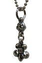 CHROME HEARTS 1 BALL BS FLEUR CHARM INCL NECKLACE クロムハーツ　1ボール BSフレア　チャーム　ペンダント ネックレス