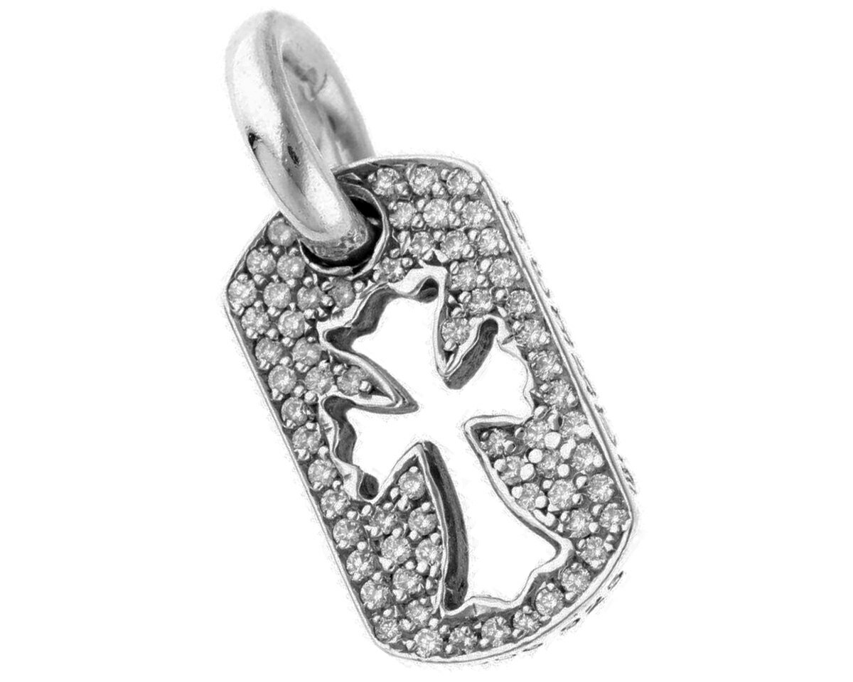 クロムハーツ ドッグタグ カットアウト クロス PAVEダイヤ