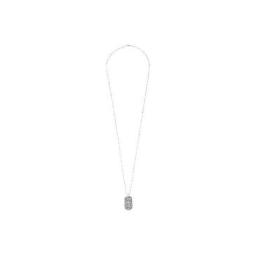 CHROME HEARTS SMALL CH CROSS DOG TAG NECKLACE PAVE DIAMOND クロムハーツ ペンダント ドッグタグ スモール CHクロス パヴェダイヤ