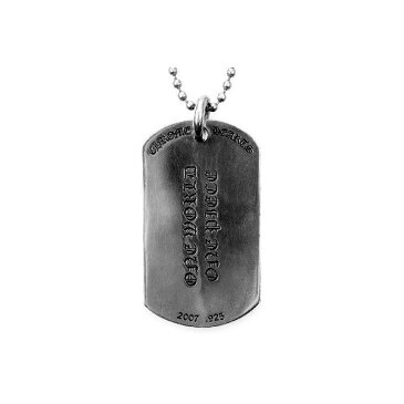 CHROME HEARTS DOG TAG FLERKNEE / DIAMOND クロムハーツ　ドッグタグ　フレアニー　ネックレス　ダイヤモンド